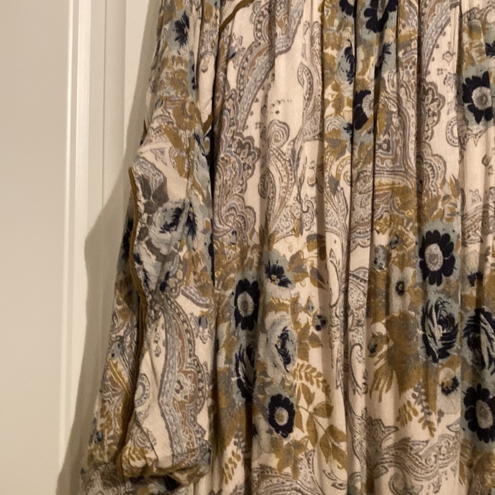 Free People ,  Beige, and Blue Women's Kimono - Picture 10 of 14